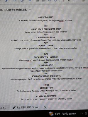 Menu photo 3 Laney Bistro Oakland, CA