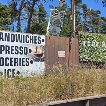 Fort Ross Store - Outdoor signage - Grocery Near Me - Jenner, California
