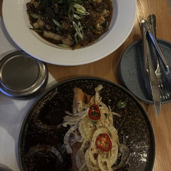 ANJU - Bibim bap and Saengseon (branzino) - Korean Near Me - Washington, DC, District of Columbia ANJU - Bibim bap and Saengseon (branzino) - Korean Near Me - Washington, DC, District of Columbia
