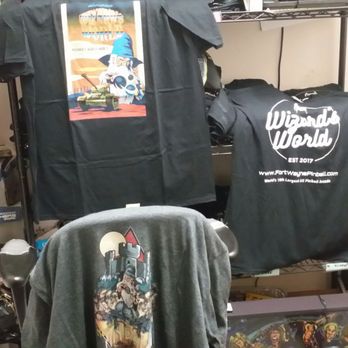 Wizard's World Pinball Arcade - Shirts they sell - Arcades Near Me - Fort Wayne, Indiana Wizard's World Pinball Arcade - Shirts they sell - Arcades Near Me - Fort Wayne, Indiana