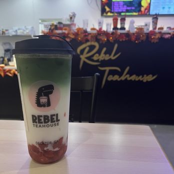 Rebel Teahouse - Strawberry matcha - Bubble Tea Near Me - Decatur, Georgia Rebel Teahouse - Strawberry matcha - Bubble Tea Near Me - Decatur, Georgia