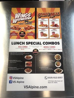 Menu photo 6 VS Wings & VS Noodles Alpine, CA Menu photo 6 VS Wings & VS Noodles Alpine, CA