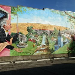 Open Window Mural - This 1200 sq ft mural by hometown artist Tiffany Black was added in 2016