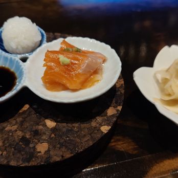 Toshokan - New Zealand Salmon Deconstructed / Sake - Sushi Bars Near Me - Austin, Texas