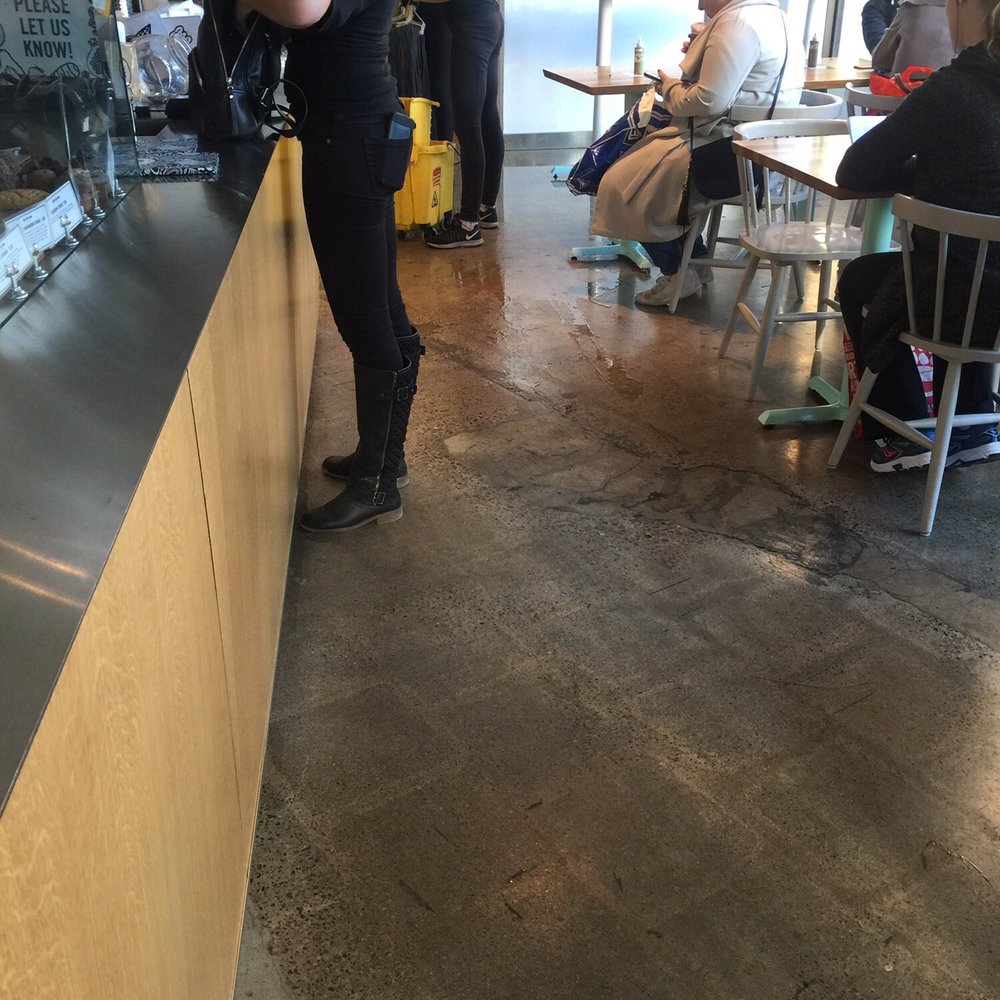 Kupfert & Kim - Sewage overflowing into the eating area. Not so cool. - Gluten-Free Near Me - Toronto, Ontario