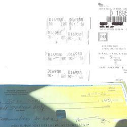 Terrace Cleaners - Receipts from Terrace Cleaners
