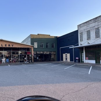 Connections Coffee and Market - Shopping center with the coffee shop there in green. - Coffee & Tea Near Me - Murfreesboro, Arkansas