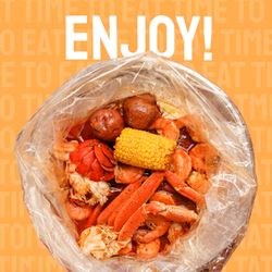 Red Crab Juicy Seafood - The BEST Cajun Seafood Boil in town! Crab legs, shrimp, corn & sausage smothered in heavenly Cajun sauce. 
Order yours today!