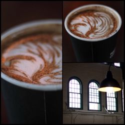 Pullshot Coffee Roasters - Pumpkin spice Latte and market house window