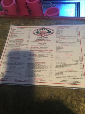 Menu photo 6 The Ozona Pig Palm Harbor, FL