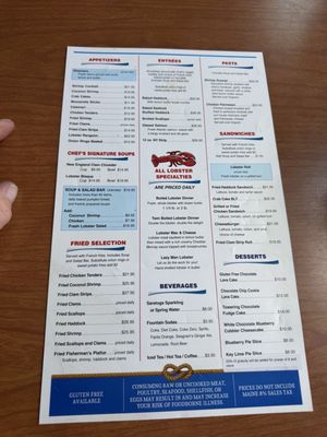 Menu photo 1 Warren's Seafood and More Kittery, ME