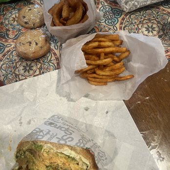 Spreadz - Cookies, onion rings, French fries, and grilled chicken sandwich. - Sandwiches Near Me - San Jose, California