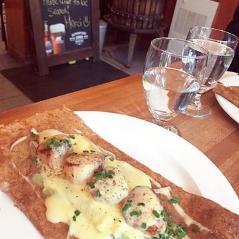 Le Billig - Giant scallops wheat crêpe - Creperies Near Me - Quebec City, Quebec