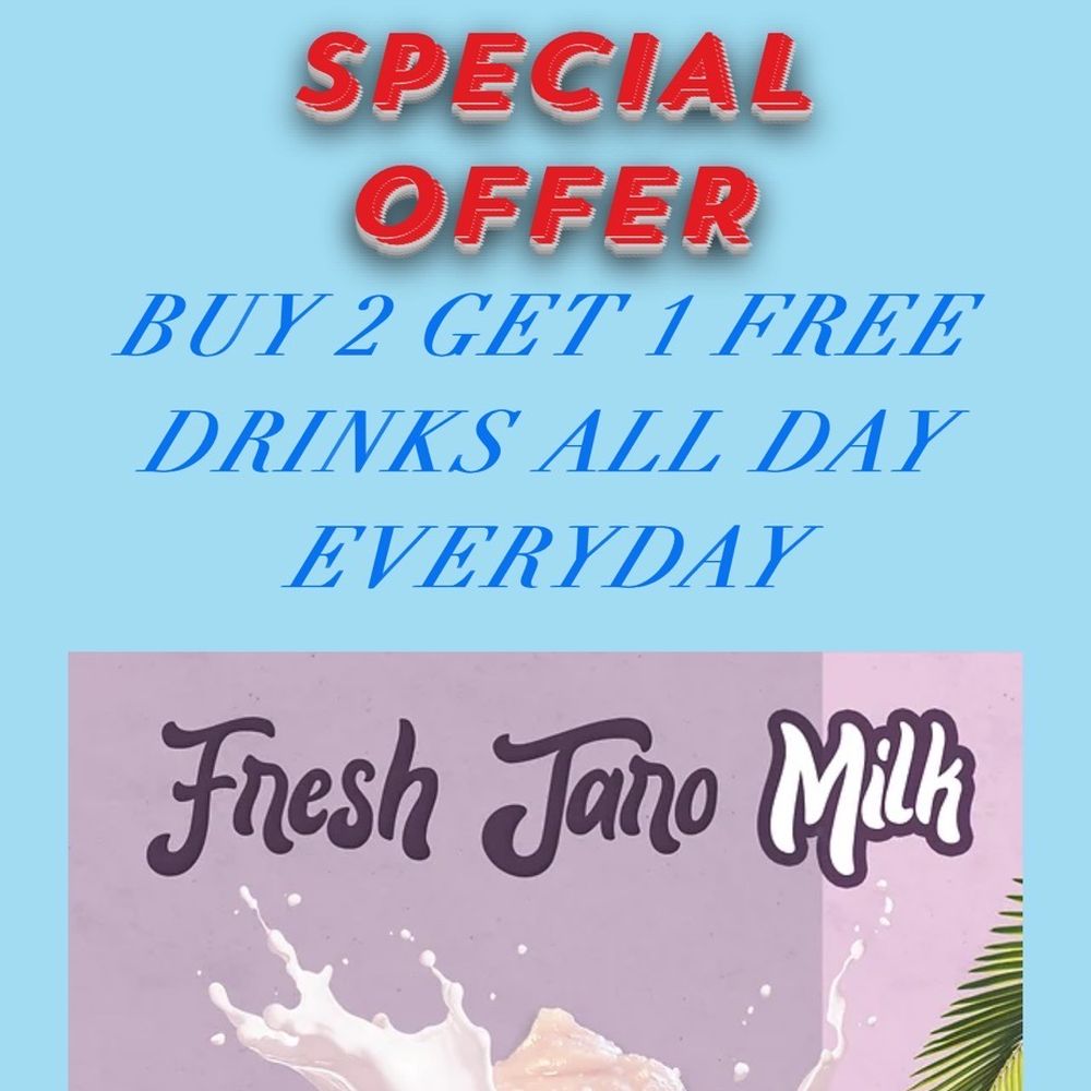 Ding Tea House - Special offer year round - Buy 2 Get 1 free - Bubble Tea Near Me - San Jose, California