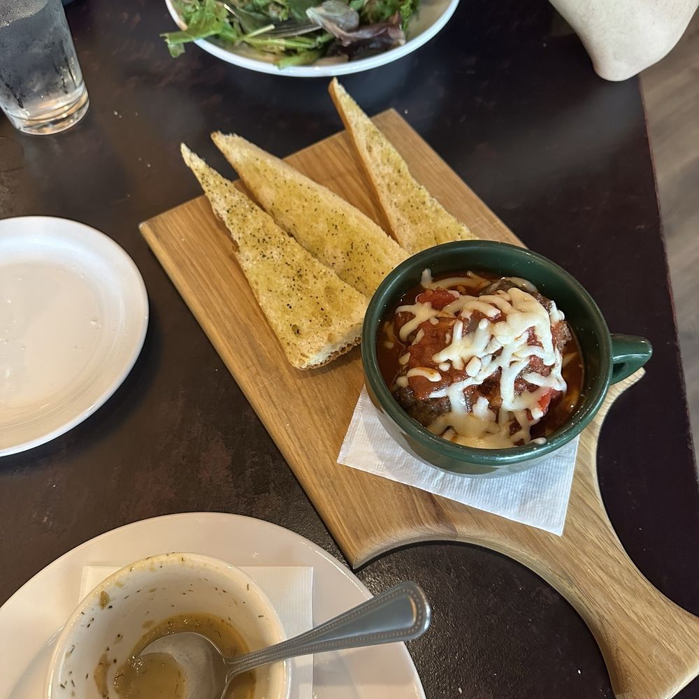 Brussell bacon soup, wagyu meatballs Brussell bacon soup, wagyu meatballs