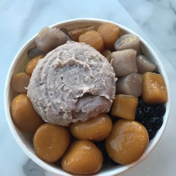 Meet Fresh - Icy taro ball signature - Desserts Near Me - Brooklyn, New York Meet Fresh - Icy taro ball signature - Desserts Near Me - Brooklyn, New York