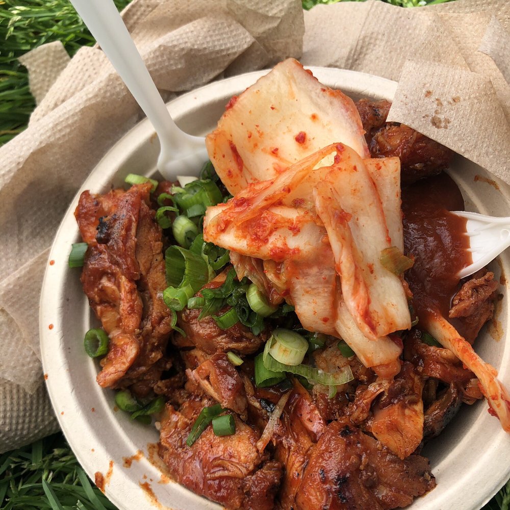 Korean bbq bowl is a must. The chicken is so tender and flavorful, the kimchi gives the bowl an amazing touch. Korean bbq bowl is a must. The chicken is so tender and flavorful, the kimchi gives the bowl an amazing touch.