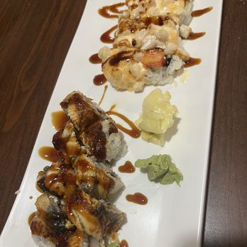 Mizu - Poseidon and Cali beach rolls - Sushi Bars Near Me - San Diego, California