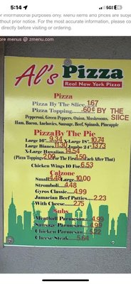 Menu photo 5 Al's Pizzeria Kissimmee, FL