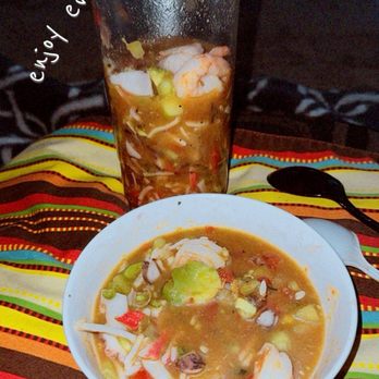 Mariscos La Costa - Campechana a seafood mixed cocktail. - Mexican Near Me - San Jose, California Mariscos La Costa - Campechana a seafood mixed cocktail. - Mexican Near Me - San Jose, California