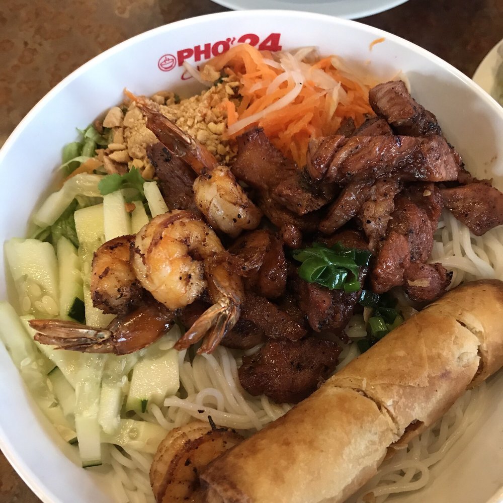 Pho 24 - - Good vermicelli, you can tell it was made fresh. Big pieces of meat too. Totally worth $9 - Vietnamese Near Me - Buford, Georgia
