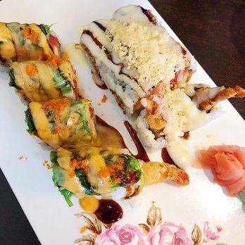 Red 8 - Christmas Tree roll & Rose roll - Japanese Near Me - Saratoga Springs, Utah Red 8 - Christmas Tree roll & Rose roll - Japanese Near Me - Saratoga Springs, Utah