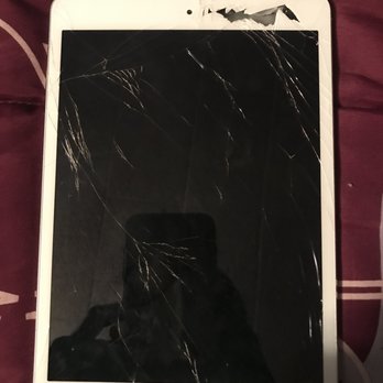 KJ's PC Repair - iPad mini before while it's cracked - IT Services & Computer Repair Near Me