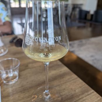 Covington Cellars - A pour of the Chardonnay tasting - Wine Tasting Room Near Me - Hye, Texas