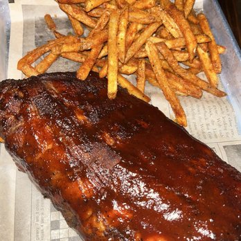 Whiskey 'N Rye Smokehouse - BBQ Back Ribs (half portion) - Barbeque Near Me - Solvang, California