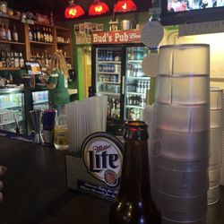 Bud's Pub - Behind the bar