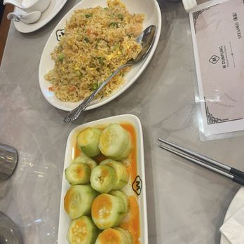 M Dumpling - Crab, Shrimp Fried Rice and Cucumber Salad - Noodles Near Me - San Ramon, California