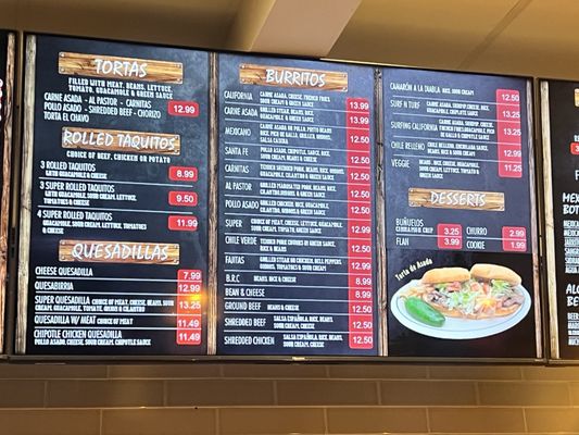 Menu photo 2 El Ranchito Taco Shop Hemet, CA