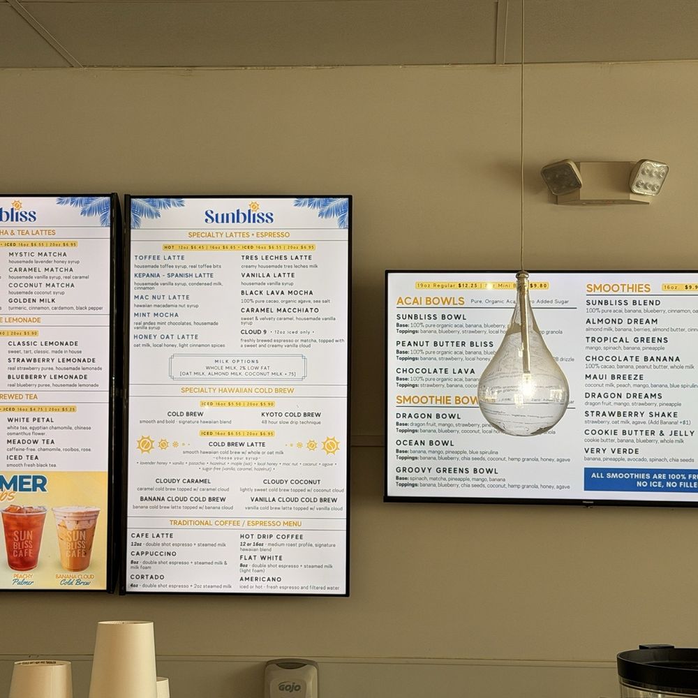 Sunbliss Cafe - Menu 7/2026 - Coffee & Tea Near Me - Anaheim, California Sunbliss Cafe - Menu 7/2026 - Coffee & Tea Near Me - Anaheim, California