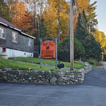 Red Fox Restaurant - Outside sign - Seafood Near Me - Saranac Lake, New York Red Fox Restaurant - Outside sign - Seafood Near Me - Saranac Lake, New York