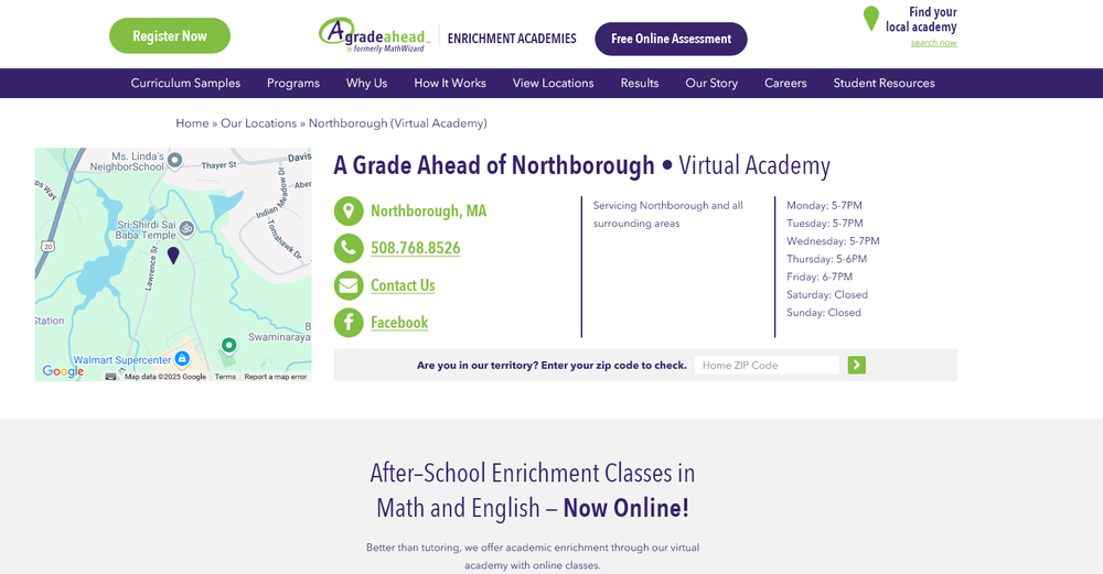 A Grade Ahead of Northborough - reading tutor in Northborough, MA