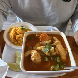 Little Shack - Siete mares soup with rice