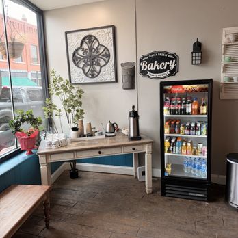Park Street Pastry - Coffee station and drink cooler - Bakeries Near Me - Olathe, Kansas