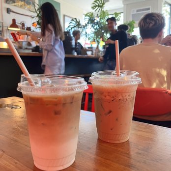 Cicada Coffee Bar - Saigon Latte (left) Sea Salt (right) - Vietnamese Near Me - Cambridge, Massachusetts Cicada Coffee Bar - Saigon Latte (left) Sea Salt (right) - Vietnamese Near Me - Cambridge, Massachusetts