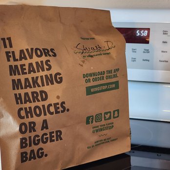 Wingstop - Bag - Chicken Wings Near Me - Prospect Heights, Illinois