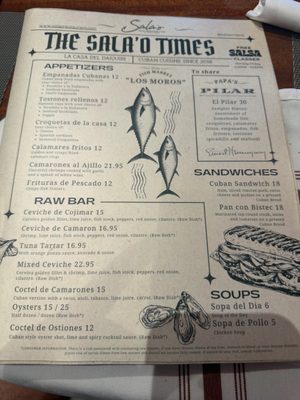 Menu photo 1 Sala'o Cuban Restaurant & Bar Miami, FL Menu photo 1 Sala'o Cuban Restaurant & Bar Miami, FL