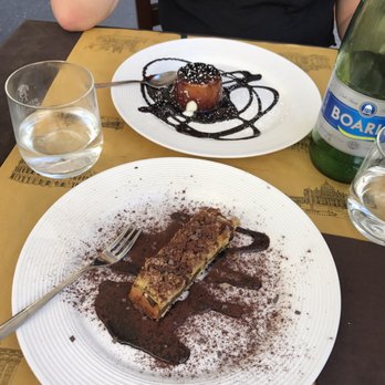 Rifugio Romano - Vegan dessert of the day (amazing cake) and panna cotta - Pizza Near Me - Rome, RM