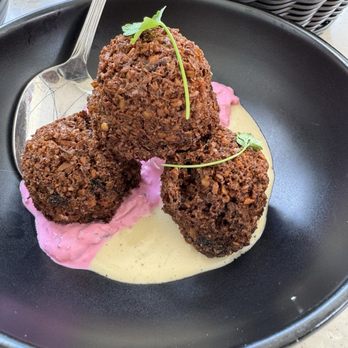 Ema - green falafel mezze - Mediterranean Near Me - Austin, Texas