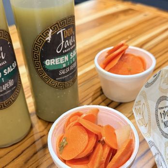 Don Javi Taco Grill - Complimentary achara (pickled carrots and cauliflower) - Fast Food Near Me - Countryside, Illinois