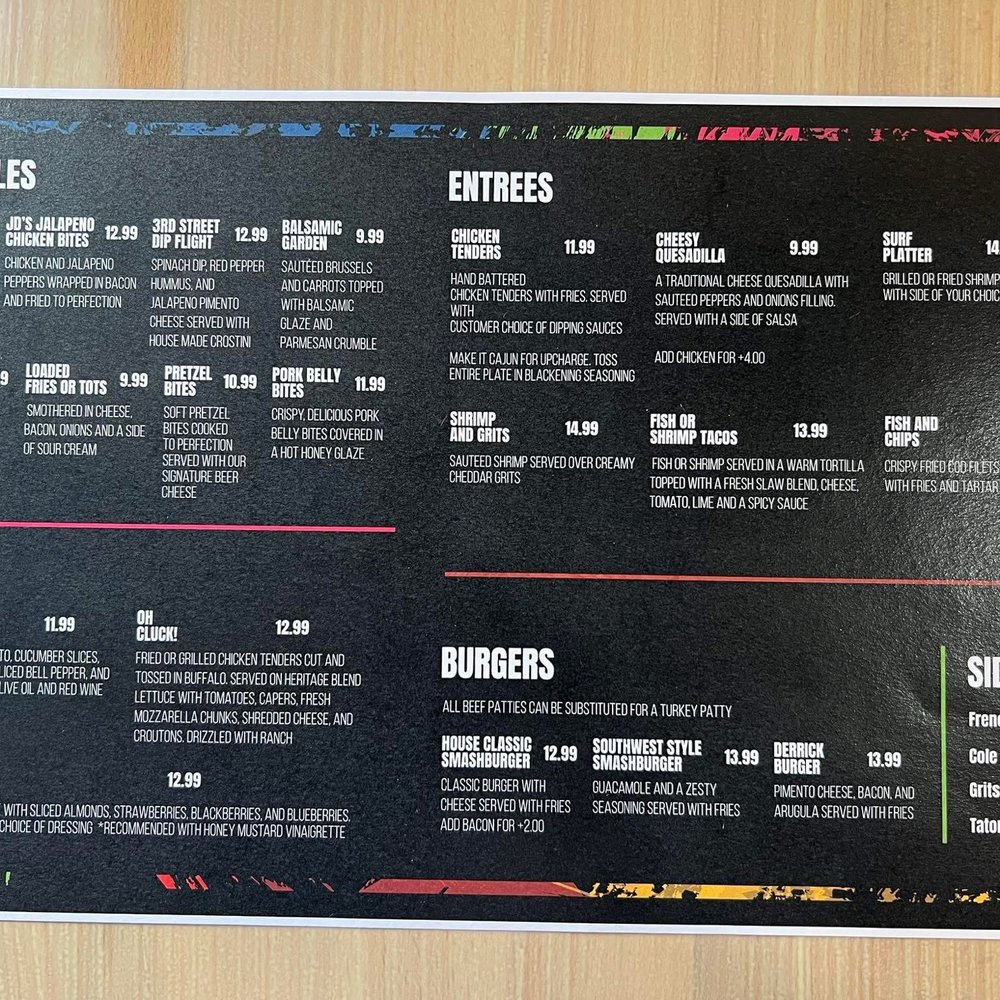 Board on 3rd - Menu - Desserts Near Me - Batesville, Arkansas