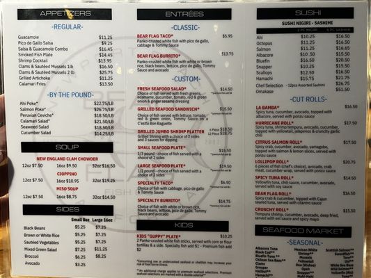 Menu photo 2 Bear Flag Fish Newport Beach, CA