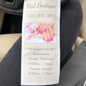 Nail Boutique - hours, location and phone number - Nail Salons Near Me - Tonawanda, New York