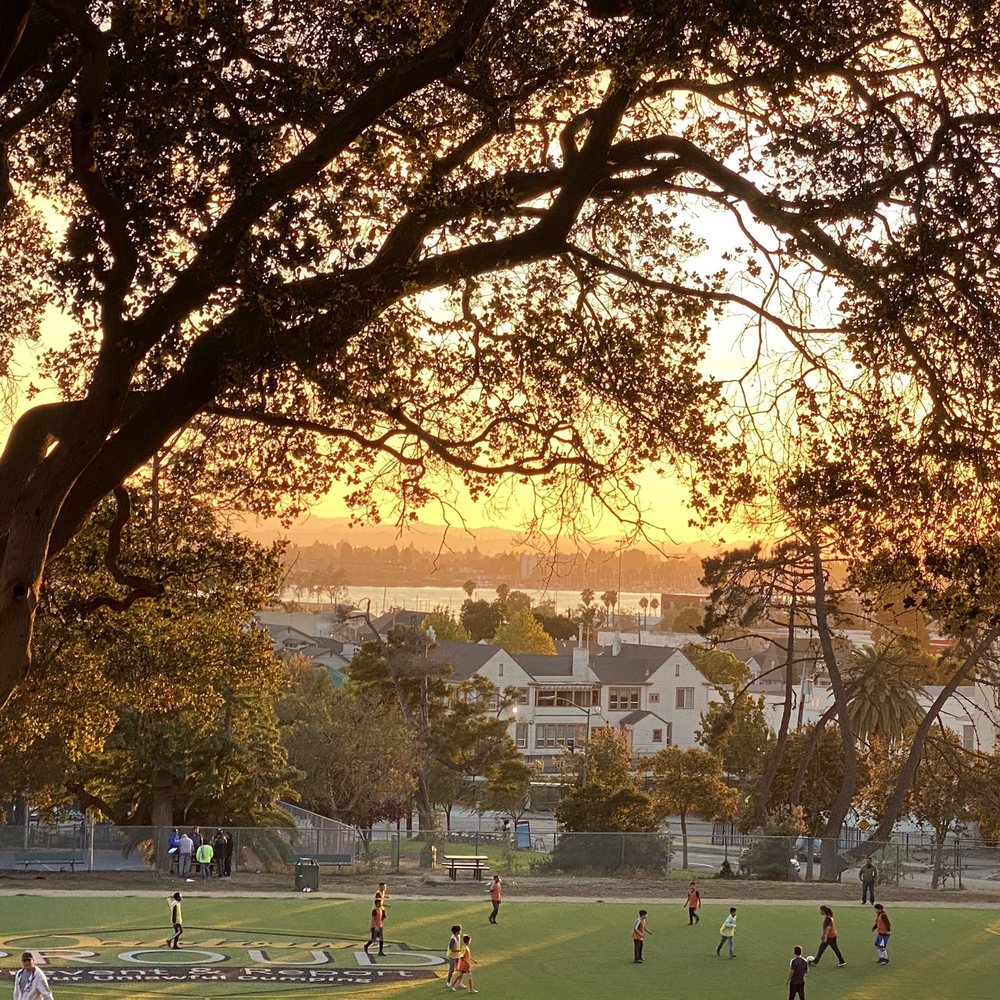 San Antonio Park - San Antonio park's soccer field in the sunset - Parks Near Me - Oakland, California