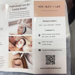 MM Skin Care - Just noticed it changes the name to MM, lucky Cindy is still here.