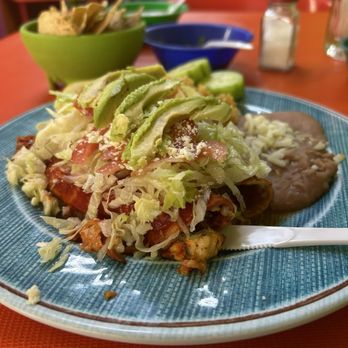 Molcas Tacos - Chicken enchiladas with fresh grilled chicken every day. My favorite. - Northern Mexican Near Me - Los Algodones, BCN Molcas Tacos - Chicken enchiladas with fresh grilled chicken every day. My favorite. - Northern Mexican Near Me - Los Algodones, BCN