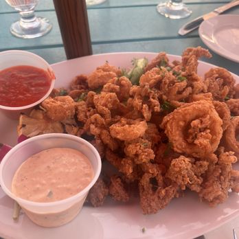 Fins & Forks Restaurant & Bar - Calamari - American Near Me - Hampton Bays, New York Fins & Forks Restaurant & Bar - Calamari - American Near Me - Hampton Bays, New York
